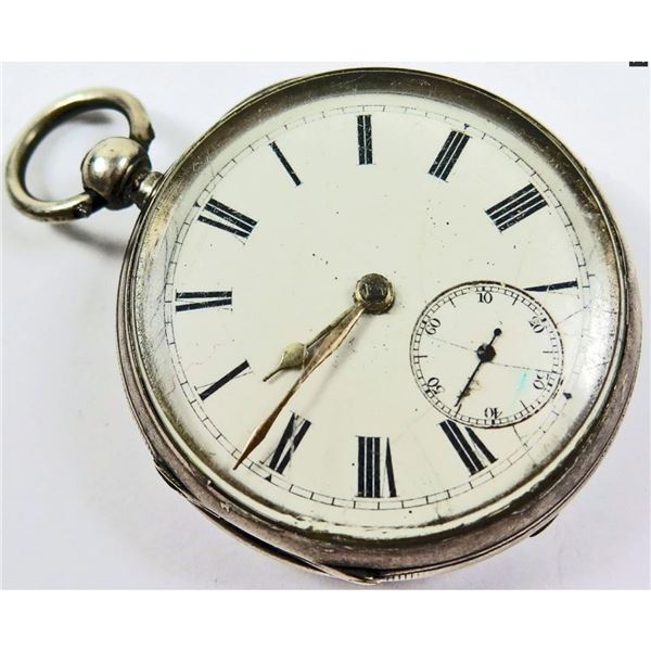 1880's Chester Silver Open Face Pocket Watch