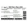 Image 1 : MR Who's That 4310