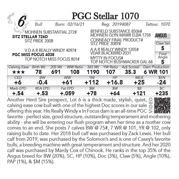 PGC Stellar 1070