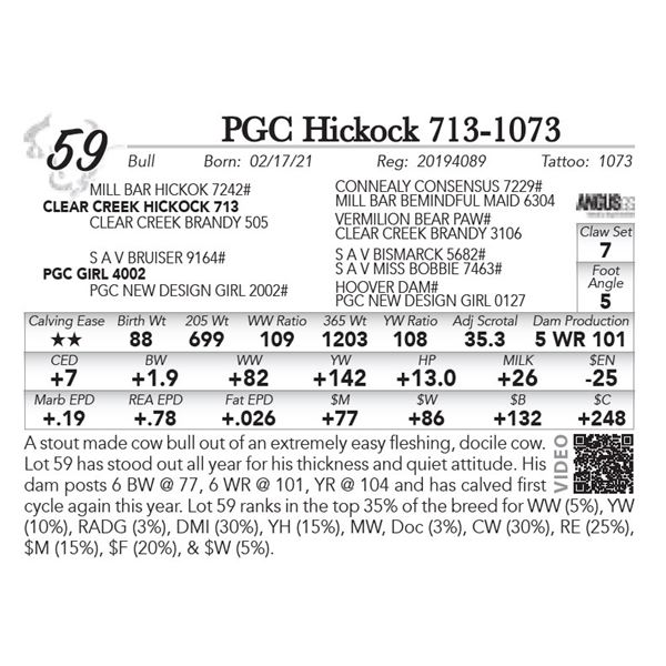 PGC Hickock 713-1073