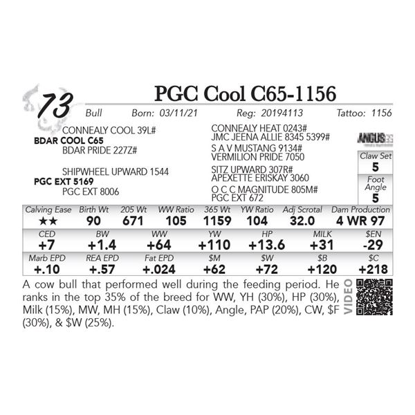 PGC Cool C65-1156