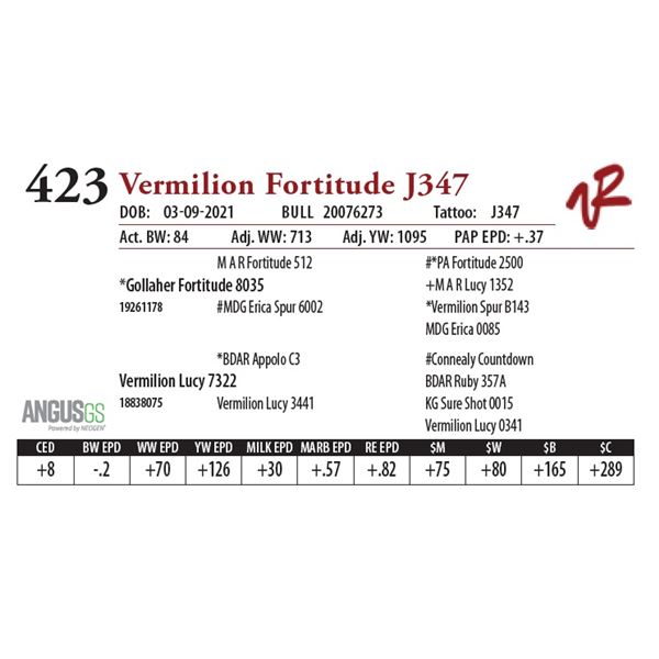 VERMILION FORTITUDE J347