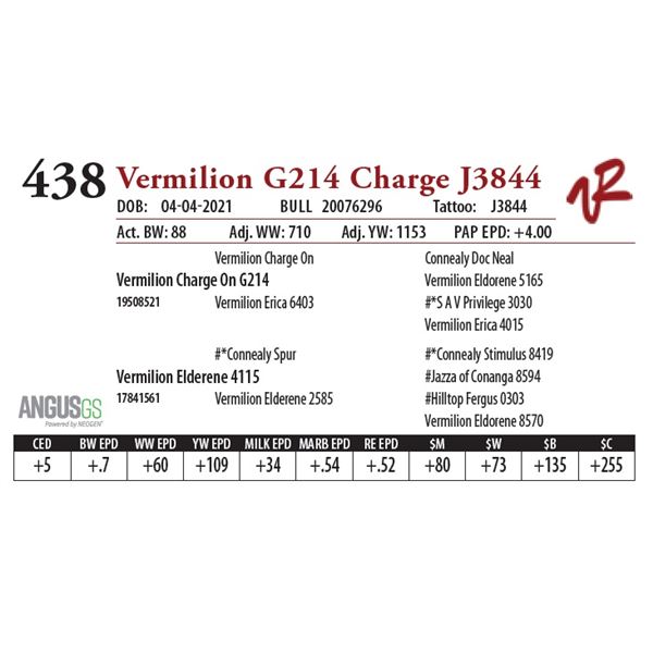 VERMILION G214 CHARGE J3844