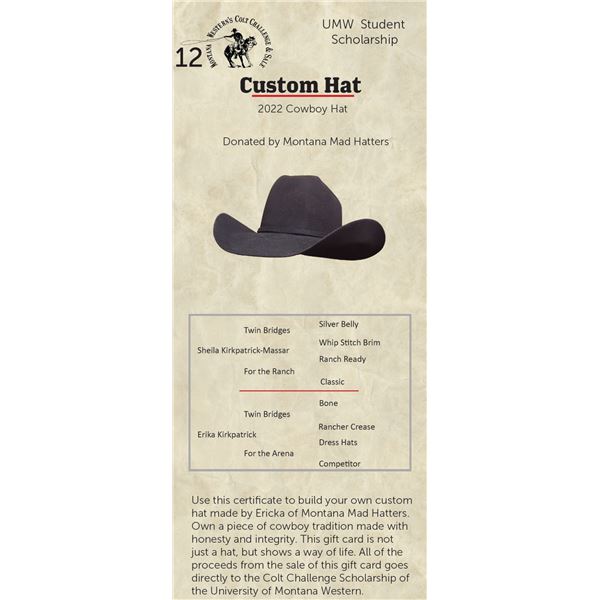 CUSTOM HAT