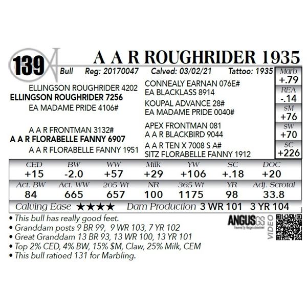 A A R Roughrider 1935
