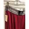 Image 2 : Men's Psycho Bunny Luxe Pajama Pants by Robert Godley - Size S - Colour is Tawny Port