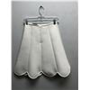 Image 4 : Ladies Skirt by Cynthia Rowley - Bonded Pique Scalloped Skirt - Cream - Size 10