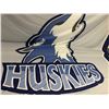 Image 1 : Large Hockey Banner - Huskies - Approx 16 feet square