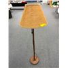 Image 1 : Wood Floor Lamp with Lampshade