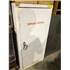 Image 1 : White Steel Emergency Supply Cabinet - 22 1/2in wide x 23in deep x 48in tall