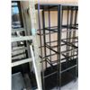 Image 2 : Seven Metal Shelving Units w/o glass shelves