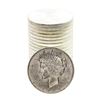 Image 1 : Roll of (20) Brilliant Uncirculated 1923 $1 Peace Silver Dollar Coins