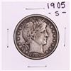Image 1 : 1905-S Barber Half Dollar Coin