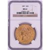 Image 1 : 1897 $20 Liberty Head Double Eagle Gold Coin NGC MS61