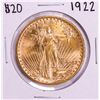 Image 1 : 1922 $20 St. Gaudens Double Eagle Gold Coin