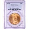 Image 1 : 1922 $20 St. Gaudens Double Eagle Gold Coin PCGS MS64