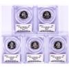 Image 2 : 2005-S Silver Proof State Quarter (5) Coin Set PCGS PR69DCAM