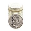 Image 1 : Roll of (20) Brilliant Uncirculated 1963-D Franklin Half Dollar Coins
