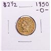 Image 1 : 1850-O $2 1/2 Liberty Head Quarter Eagle Gold Coin