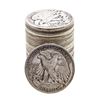 Image 2 : Roll of (20) Assorted Date Walking Liberty Half Dollar Coins Circulated