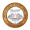 Image 2 : .999 Silver Flamingo Laughlin, NV $10 Casino Limited Edition Gaming Token
