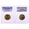 Image 1 : Lot of 2014-D $1 Native American Dollar Coins PCGS MS66/MS67