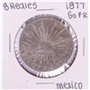 Image 1 : 1877 Go FR Mexico 8 Reales Silver Coin