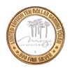 Image 2 : .999 Silver The Mirage Las Vegas, Nevada $10 Limited Edition Casino Gaming Token