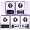 Image 2 : 2014-S Silver Proof National Parks Quarter (5) Coin Set NGC PF69 Ultra Cameo