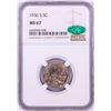 Image 1 : 1936-S Buffalo Nickel Coin NGC MS67 CAC