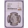 Image 1 : 1878-S $1 Morgan Silver Dollar Coin NGC MS63