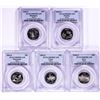 Image 1 : 2004-S Silver Proof State Quarter (5) Coin Set PCGS PR69DCAM