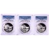 Image 1 : Lot of (3) 2016 Proof South Africa 2 Rand Cheetah Silver Coins PCGS PR70DCAM