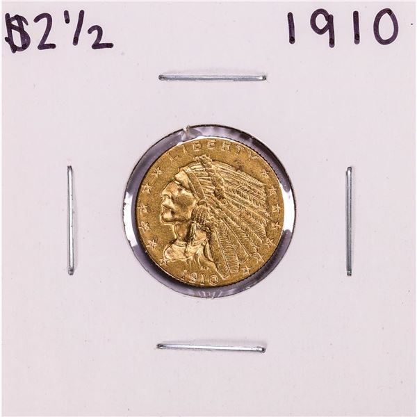 1910 $2 1/2 Indian Head Quarter Eagle Gold Coin