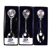 Image 1 : Lot of (3) United States Mint State Quarter Coin Spoons