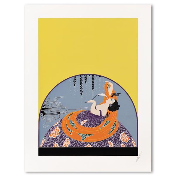 Erte (1892-1990)  After The Rain  Limited Edition Serigraph On Paper