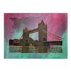 Image 1 : Steve Kaufman (1960-2010) "Tower Bridge" Original Mixed Media On Canvas