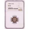 Image 1 : 1900-O Barber Dime Coin NGC VF25