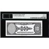 Image 2 : 1929 10 Unit American Bank Note Co. "Test Note" PMG Gem Uncirculated 65EPQ