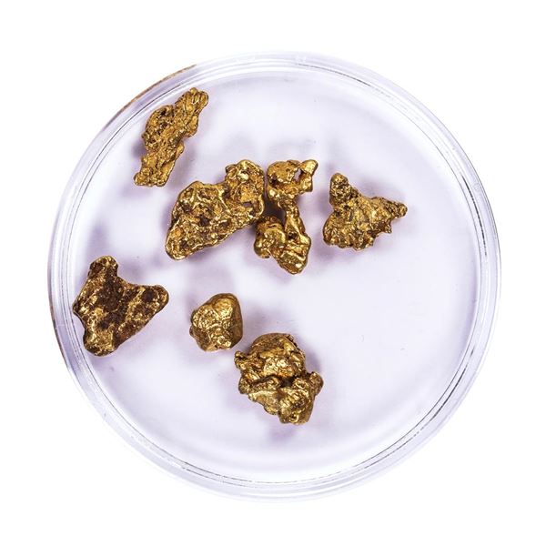 Lot of Gold Nuggets 6.39 Grams Total Weight