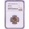 Image 1 : 1938-D Buffalo Nickel Coin NGC MS67+