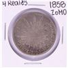 Image 1 : 1858 ZoMO Mexico 4 Reales Silver Coin