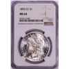 Image 2 : 1893-CC $1 Morgan Silver Dollar Coin NGC MS64