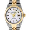 Image 1 : Rolex Men's Two Tone Silver Index Datejust Wristwatch