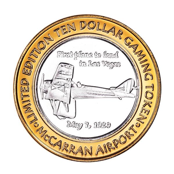 .999 Silver McCarran International Airport Las Vegas, NV $10 Limited Gaming Token