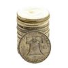 Image 2 : Roll of (20) Brilliant Uncirculated 1958-D Franklin Half Dollar Coins