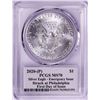 Image 2 : 2020(P) $1 American Silver Eagle Coin PCGS MS70 Philadelphia Emergency Issue Signature