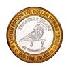 Image 1 : .999 Silver Treasure Island Las Vegas, Nevada $10 Limited Edition Casino Gaming Token