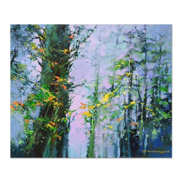 Thomas Leung "Summer Woods" Original Oil Painting On Canvas