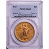 Image 1 : 1924 $20 St. Gaudens Double Eagle Gold Coin PCGS MS63